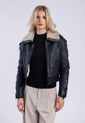 PAGE - Chaqueta de cuero - black