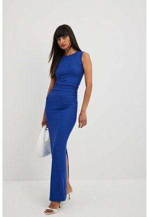 ÄRMELLOSES - Maxi dress - blue