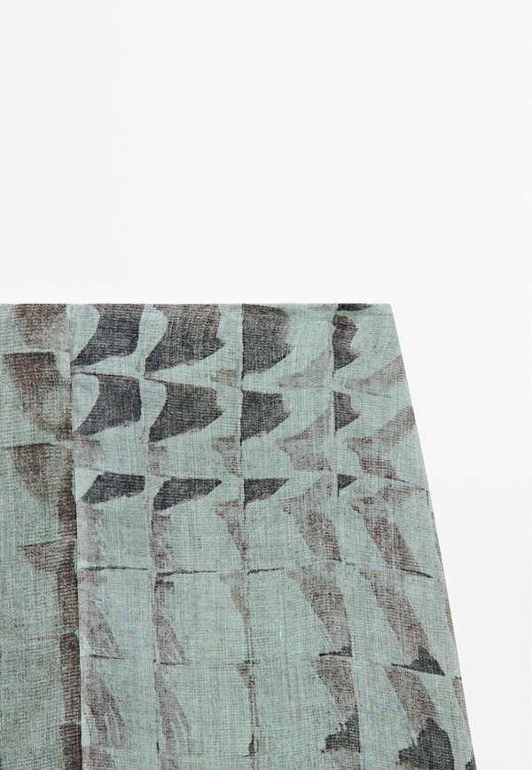 PRINTED MIDI WITH GATHERED DETAIL - A-line skirt4