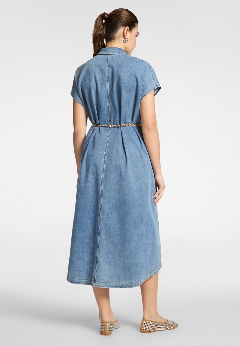 Elena Mir CON CINTURA - Denim dress - azzurro/light blue - Zalando