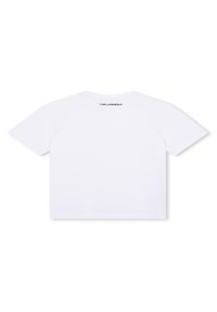 KARL LAGERFELD KIDS AVEC PLACÉ - T-shirt imprimé - blanc