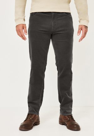 MILTON REGULAR FIT MIT STRETCH - Trousers - mid grey
