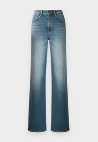 ONLJUICY WIDE LEG - Széles szárú - dark blue denim