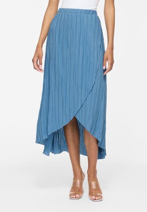 VILA MAXIROCK VIPLIS HIGH WAIST - Jupe portefeuille - blue shadow
