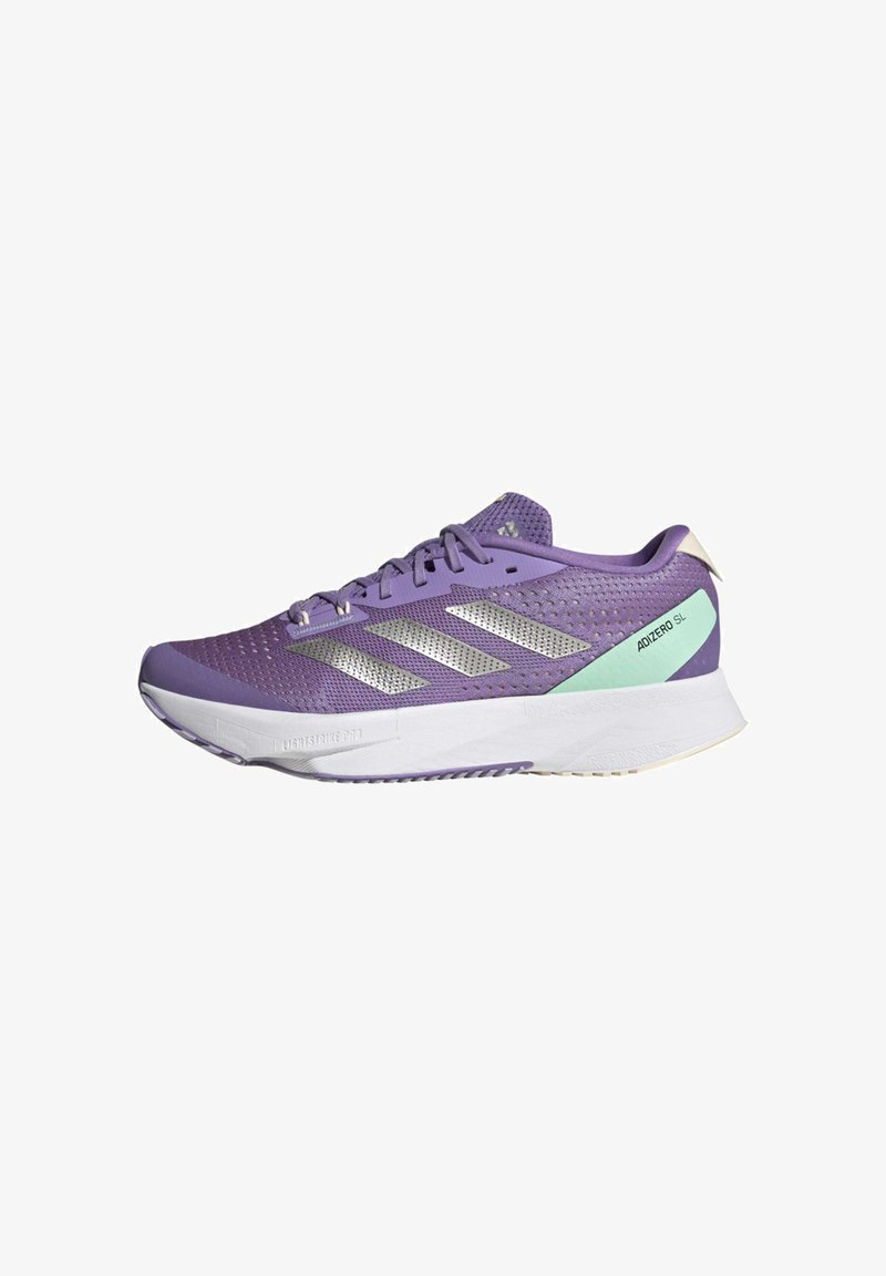 adidas Performance ADIZERO - Road running shoes - violet fusion taupe met bliss orange
