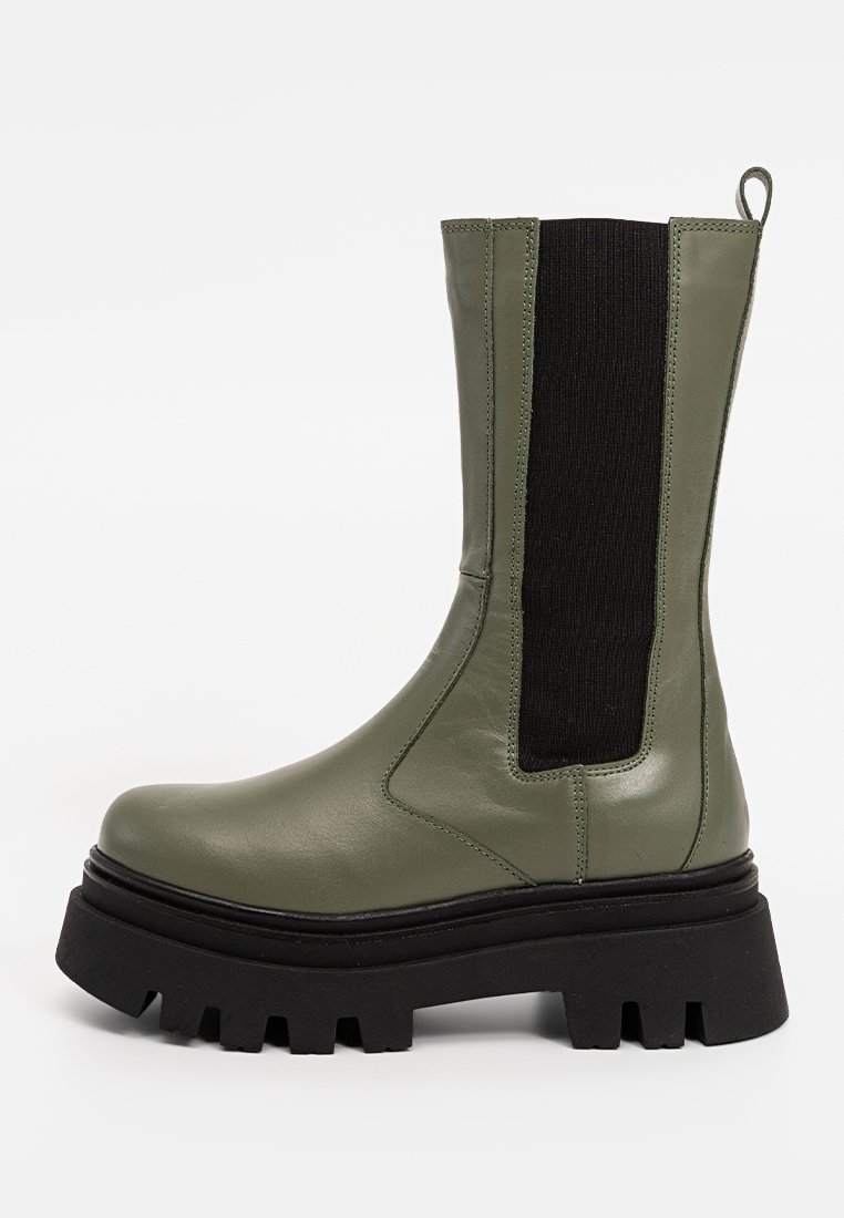 ALOHAS Plateaulaarzen groen