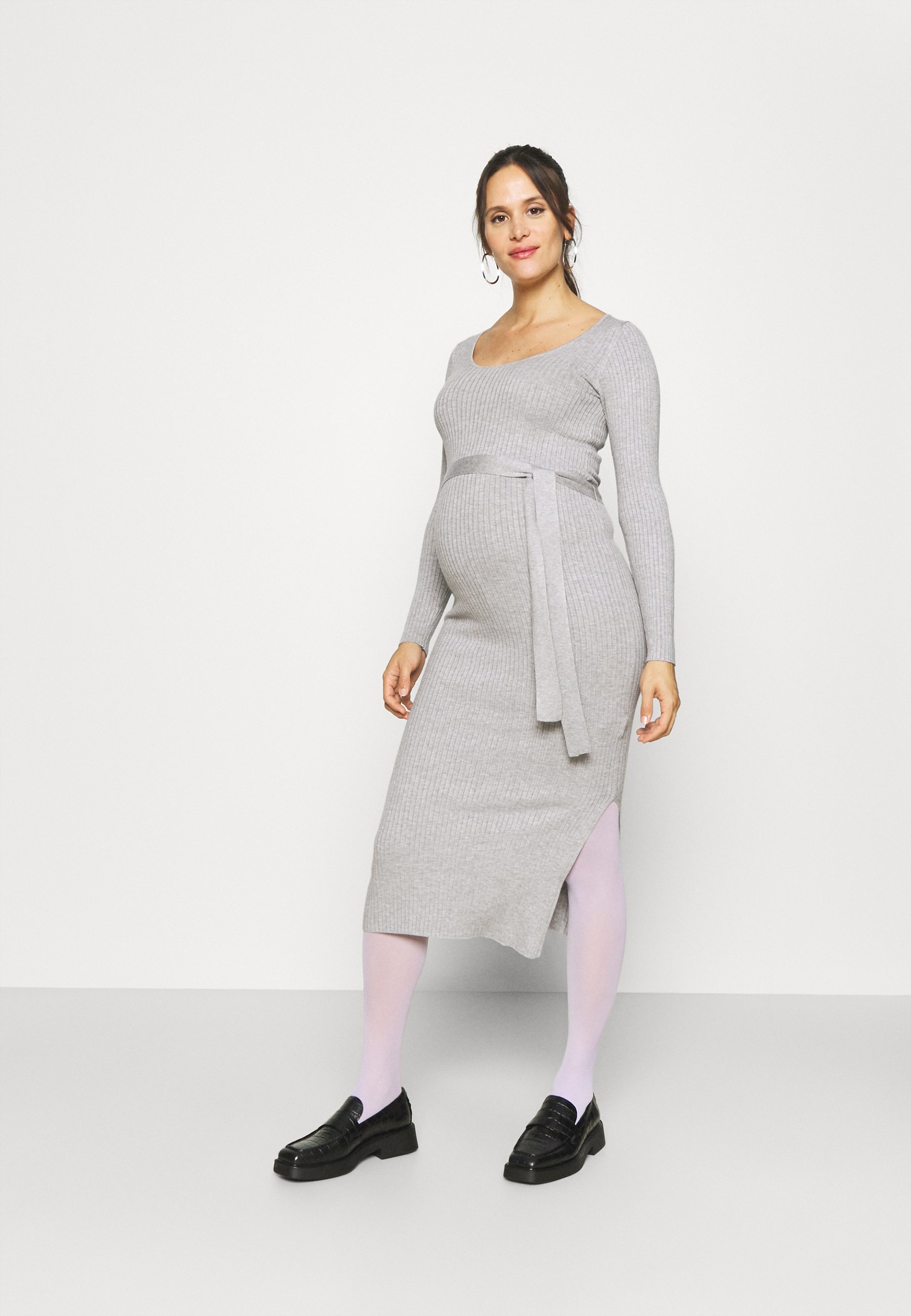light grey bodycon dress