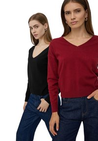 Terranova 2 PACK - Maglione - 1x Bordeaux, 1x Black