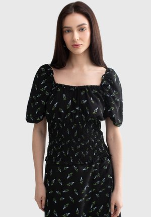 ONEGA - Bluse - schwarz