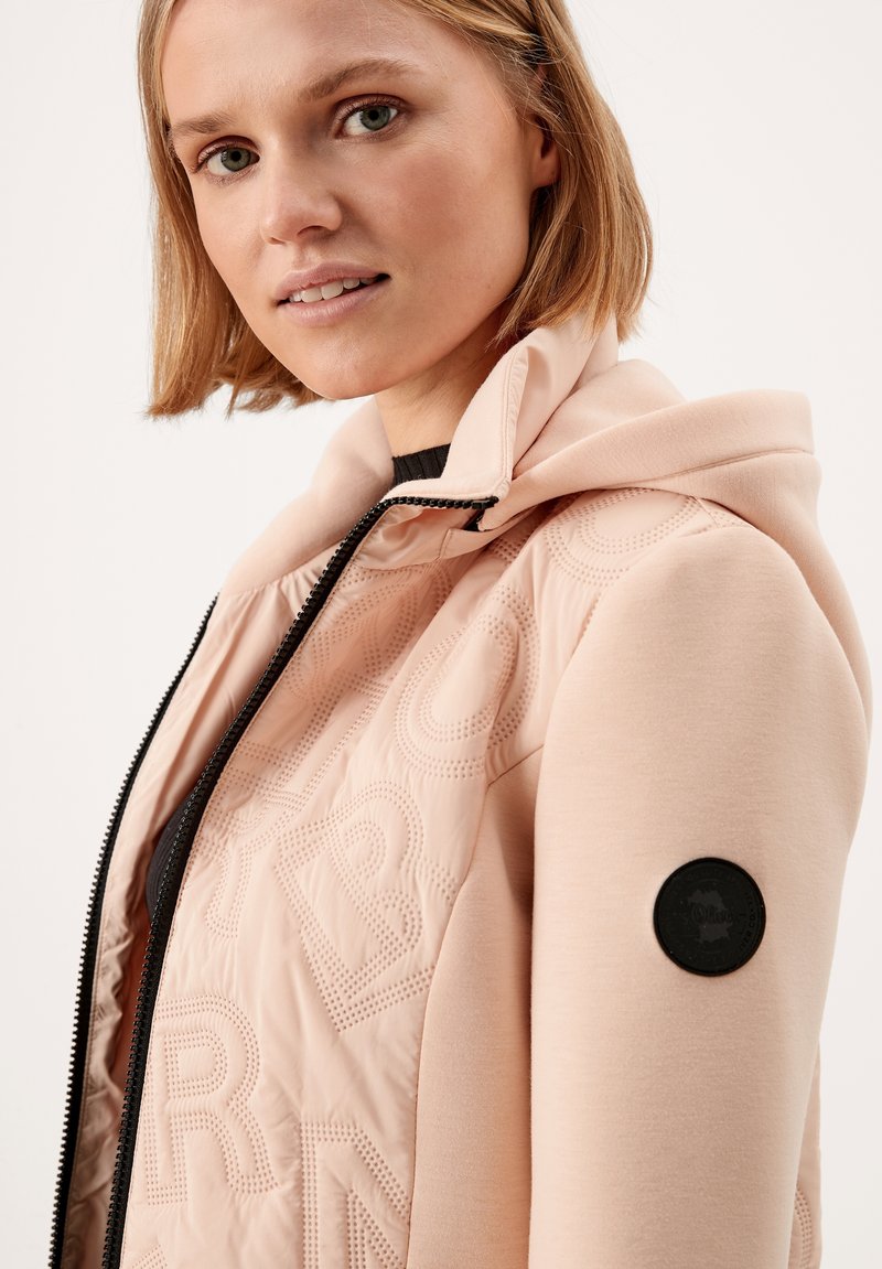 Damen Leichte Jacken | s.Oliver MATERIALMIX Übergangsjacke peach/offwhite - NE99945 Damen Leichte Jacken | s.Oliver MATERIALMIX Übergangsjacke peach/offwhite - NE99945