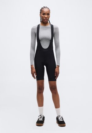 WOMEN S CORE - Kratke hlače s naramenicama - black