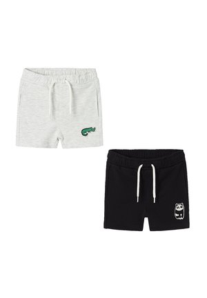 2ER-SET RELAXED FIT - Jogginghose - grau schwarz