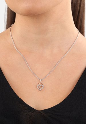 HERZ INFINITY - Necklace - silver-coloured/rose