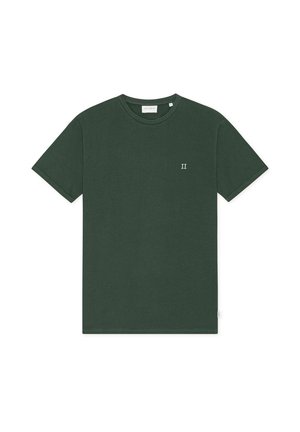 Les Deux, CORE CONTRAST - T-shirt basique - pine green
