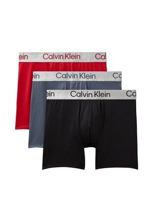 BOXER 3 PACK MICRO STRETCH - Boxerbriefs - red stamp black turbulence