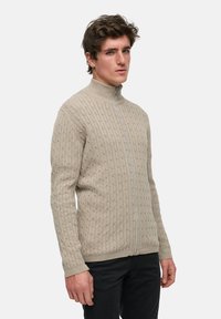 Kronstadt CABLE - Kardigán - beige mix