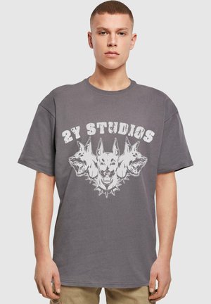DOBERMANN - Print T-shirt - darkgrey