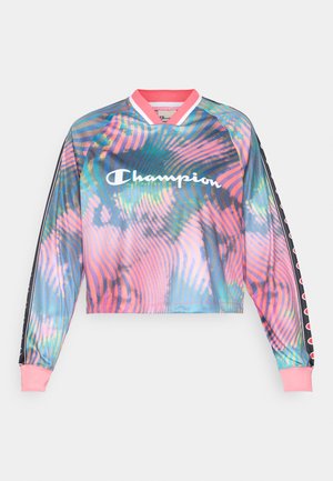 Champion SPORT HERITAGE LONG SLEEVES V NECK - Long sleeved top - multi-coloured