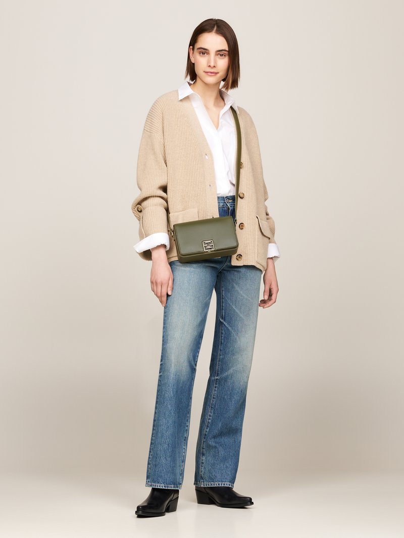 Tommy Hilfiger RESET CROSSOVER - Borsa a tracolla - utility olive
