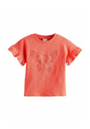 REGULAR FIT - T-shirt print - coral pink