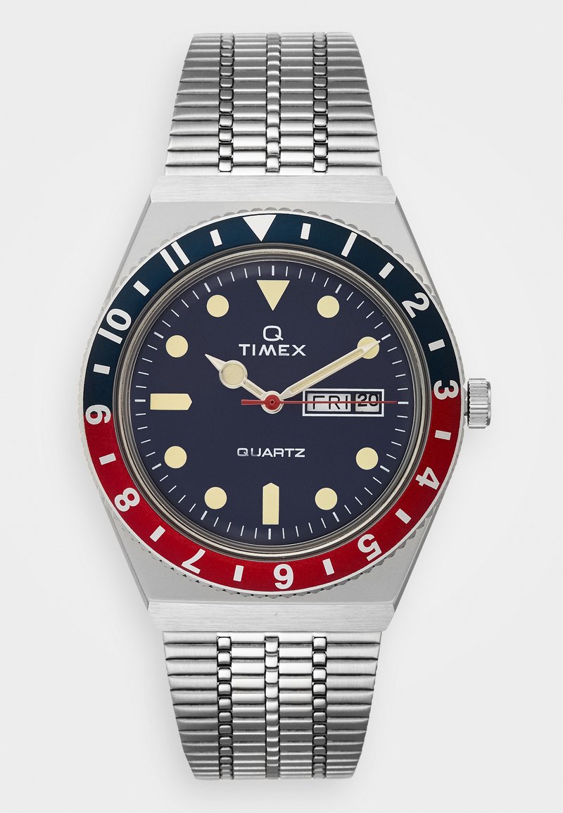 Temps Quartz Armbanduhr Elastischem Armband Timex Q REISSUE Uhr