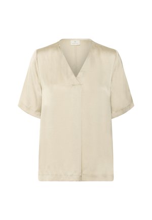 Kaffe KAARIEL V-NECK - Blouse - feather gray