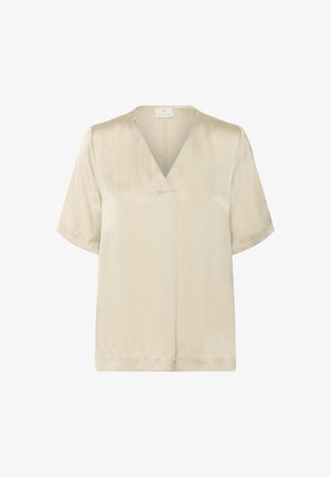 Kaffe, KAARIEL V-NECK - Blusa - feather gray