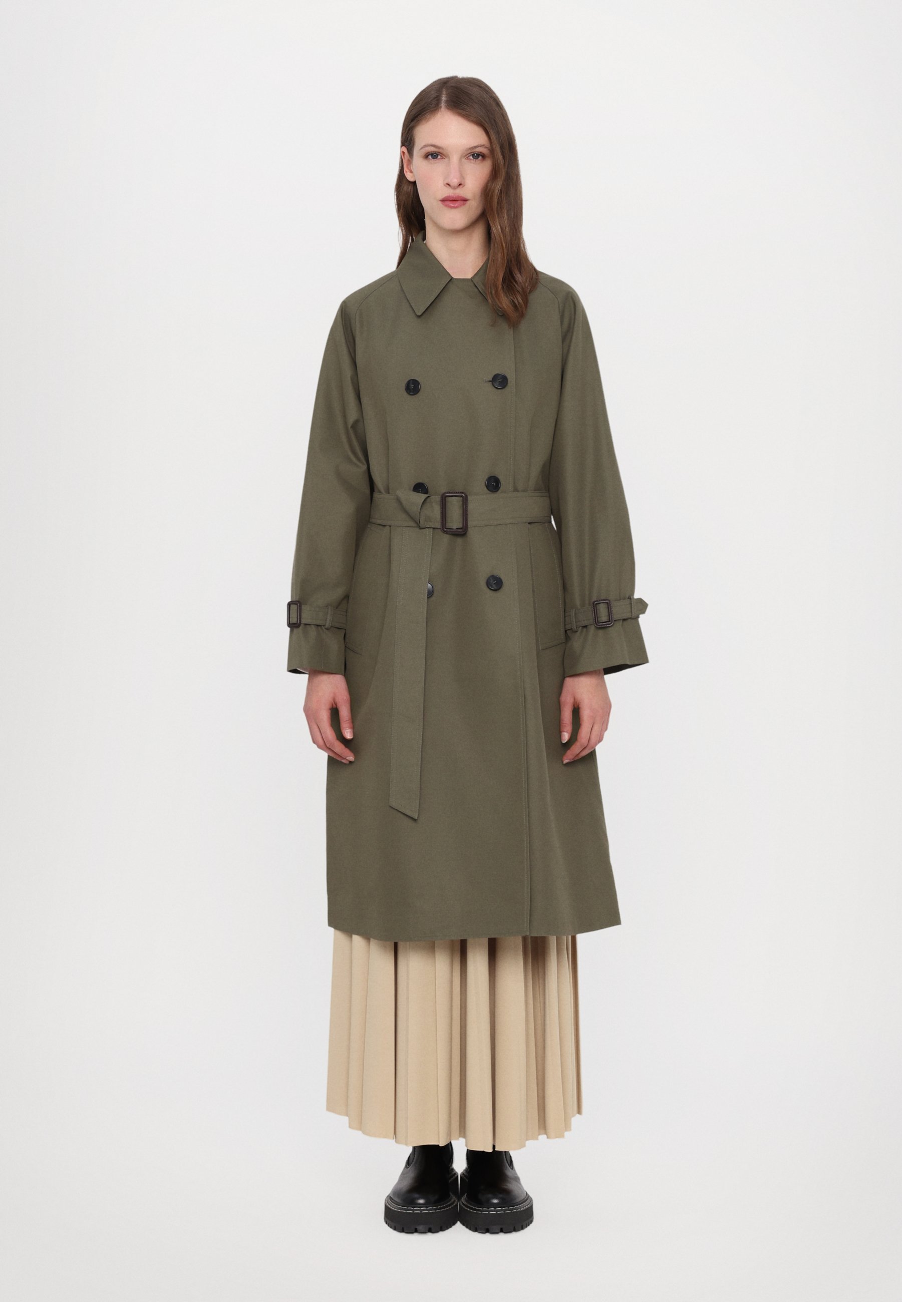 WEEKEND MaxMara CANASTA - Trenchcoat - kaki/black - Zalando