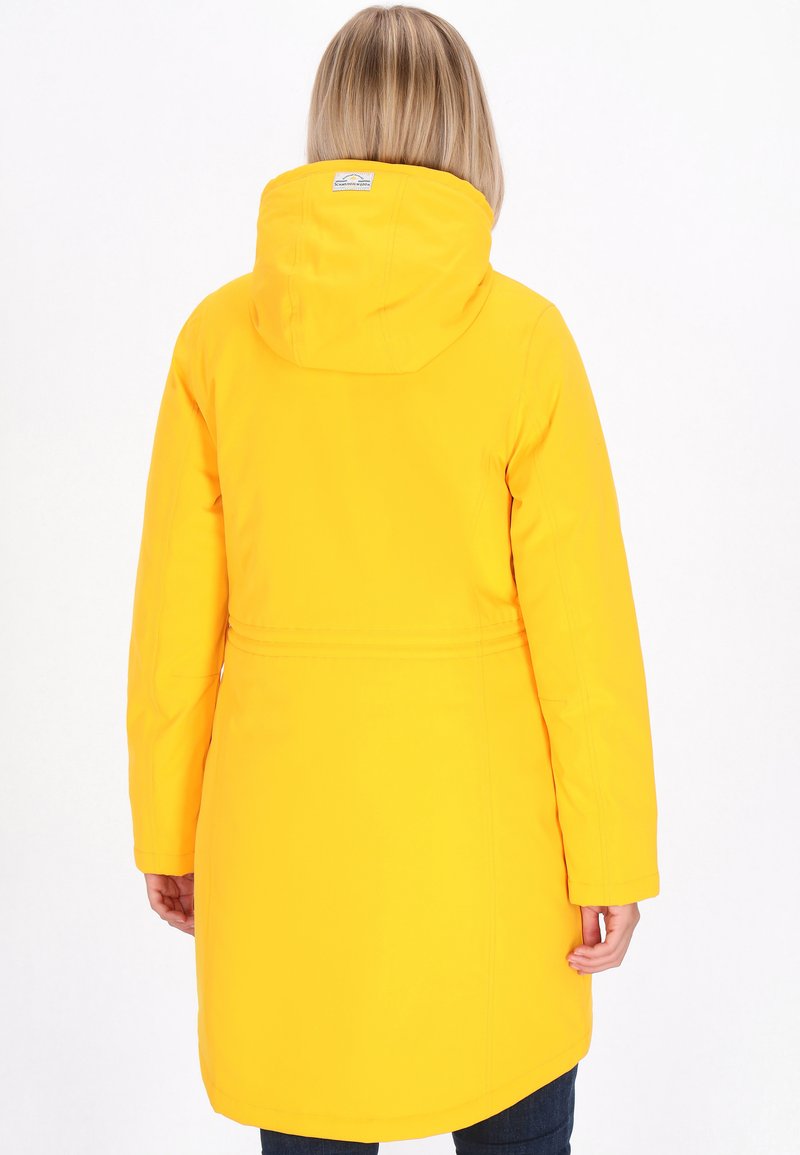 Winter Mantel Mantel Mit Kapuze Gelb Schmuddelwedda Wintermantel