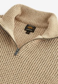 Next CABLE ZIP NECK - Maglione - neutral