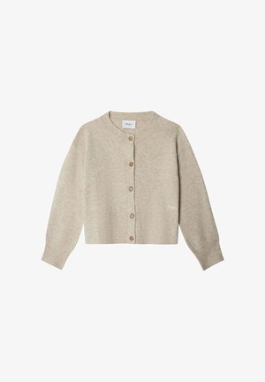 BELU - Vesta na kopčanje - dark stone beige