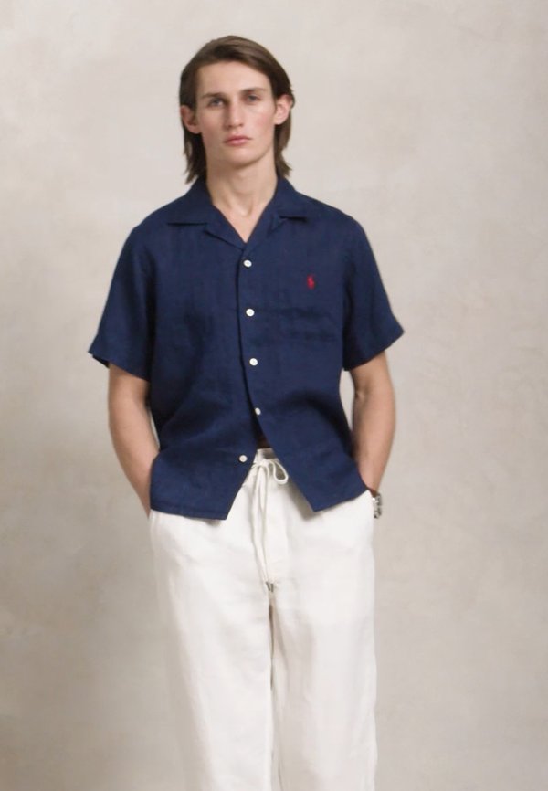 CLASSIC FIT LINEN CAMP SHIRT - Shirt3