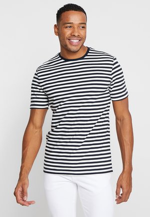 ONSJAMIE LIFE SS STRIPE REG TEE NOO - T-shirt print - dark navy