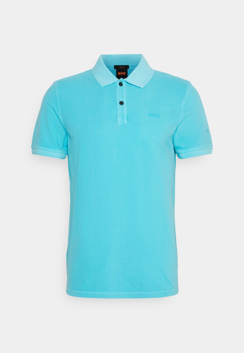 Herren T-Shirts basic | BOSS PRIME Poloshirt open blue/blau - VU74897 Herren T-Shirts basic | BOSS PRIME Poloshirt open blue/blau - VU74897