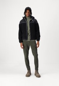 K-Way Giacca in pile - black