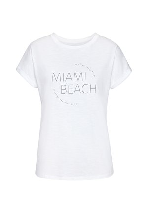 T-Shirt print - weiß
