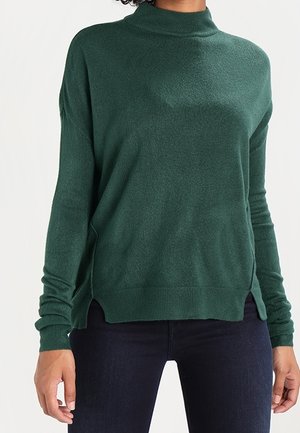 Stickad tröja - dark green