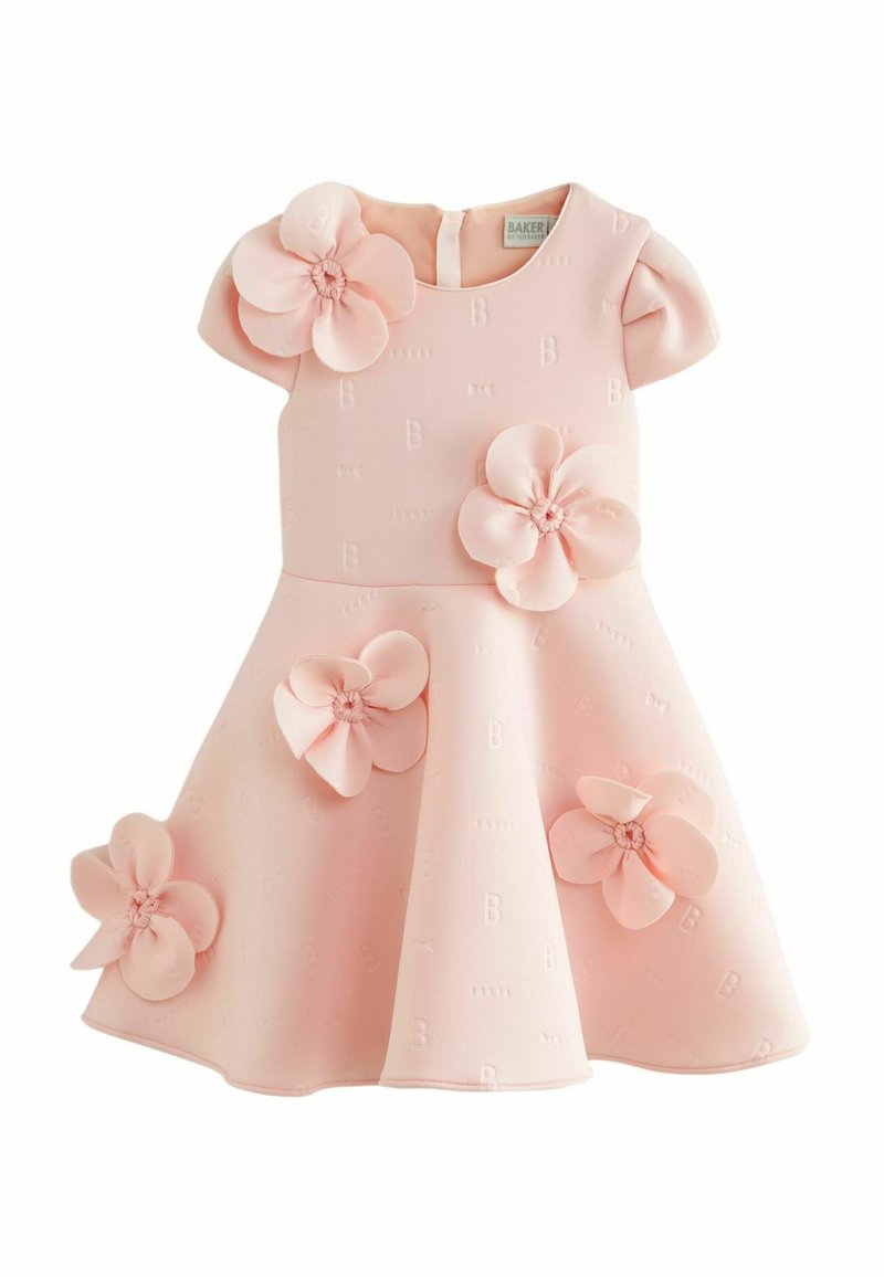 Baker by Ted Baker CORSAGE EMBOSSED SCUBA-REGULAR FIT - Koktélruha / Partiruha - pink
