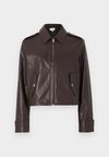 MOTO JACKET - Veste en similicuir - rich brown
