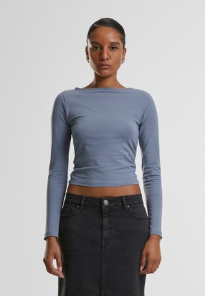Urban Classics Langærmet T-shirt - cloudsky