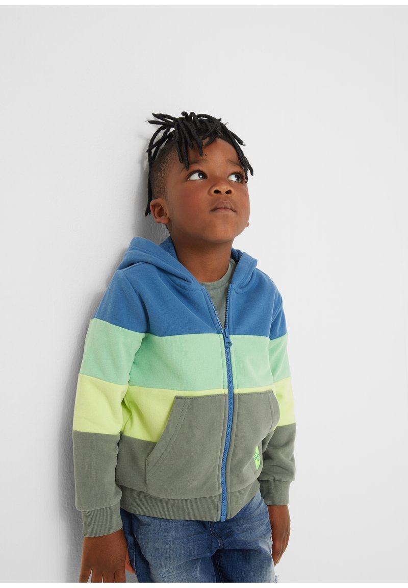 Kinder Pullover | s.Oliver À LARGES RAYURES Sweatjacke blue/blau - OH59864 Kinder Pullover | s.Oliver À LARGES RAYURES Sweatjacke blue/blau - OH59864
