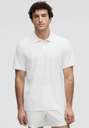 Striped Mesh Tennis - T-shirt de sport - White