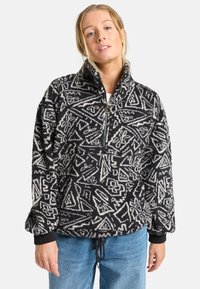 TIME OFF - Φλις πουλόβερ - black