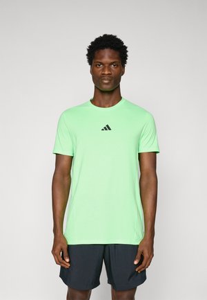 adidas Performance TEE - Sports T-shirt - lime burst