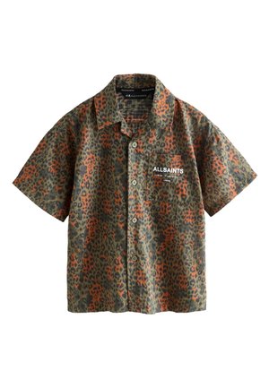 smALLSAINTS UNDERGROUND OPEN COLLAR PRINTED SHORT SLEEVE - Hemd - leopard