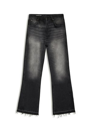 Bershka, STRAIGHT-LEG FLARED - JEANS - Jeans a zampa - black