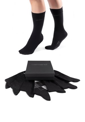 7-PACK - Socken - black