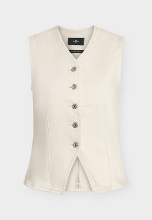 7 for all mankind, LADY VEST - Hemdbluse - moondust