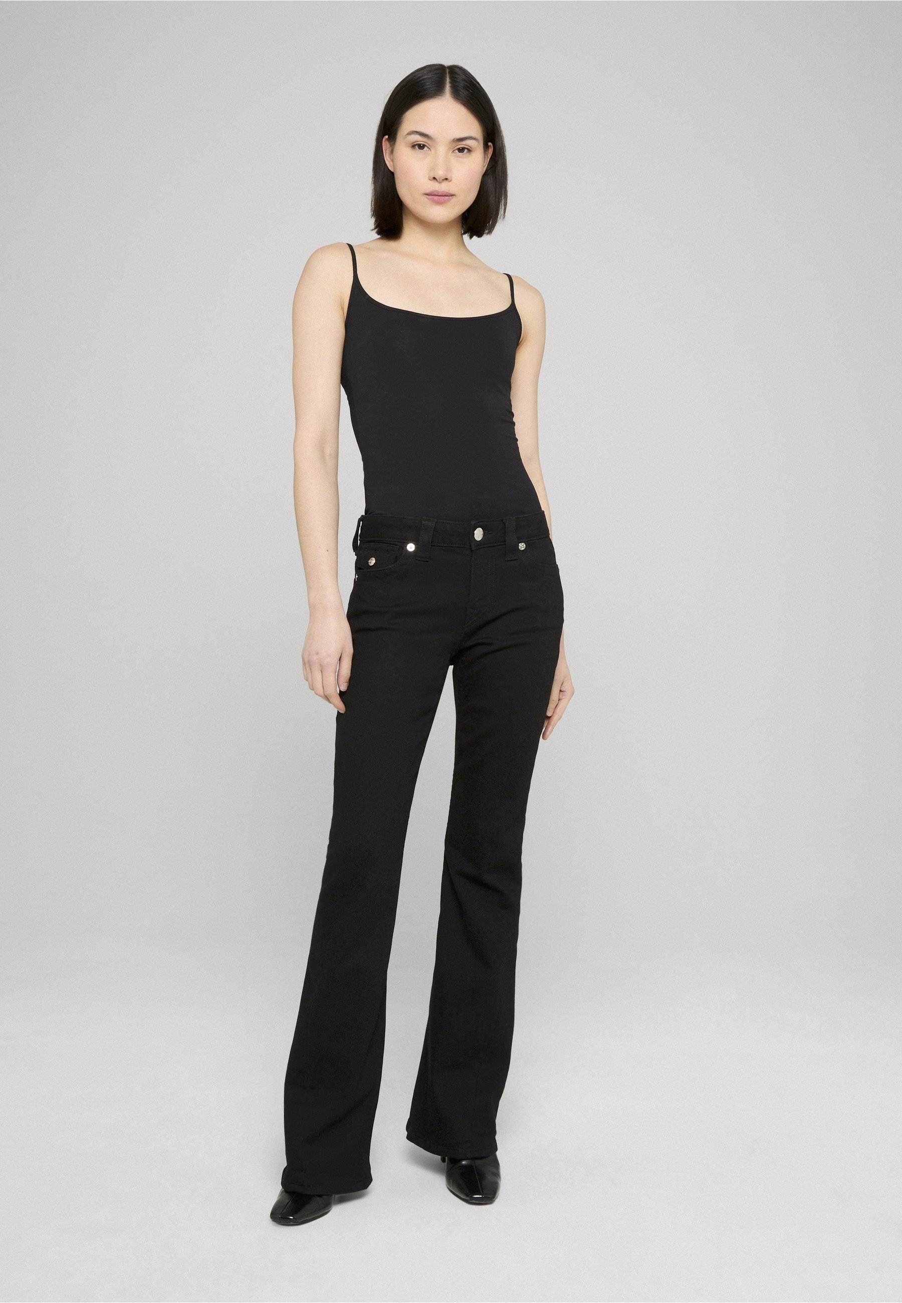 True Religion JOEY MID RISE FLARE FLAP - Bootcut jeans - body