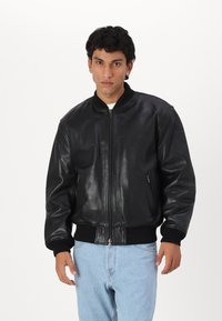 Diesel KHAN Lederjacke black/schwarz